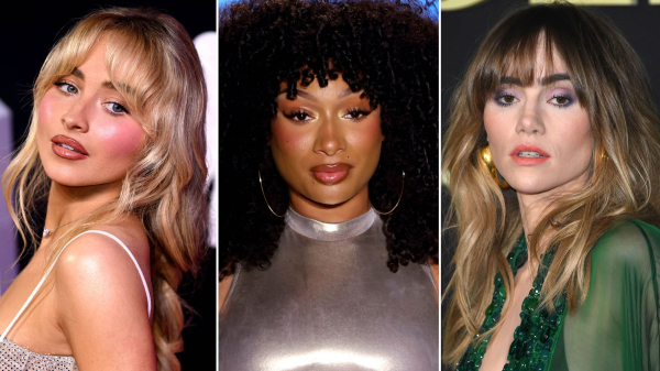 70s makeup on sabrina carpenter megan thee stallion and suki waterhouse
